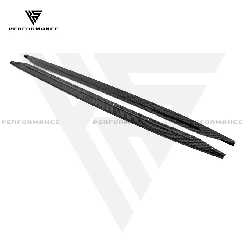 

Normal Carbon Fiber Car Parts Side Skirts Extension Rocker Panel For BMW 3 4 Series G80 M3 G82 M4 2020+ Carbon Front Skirts