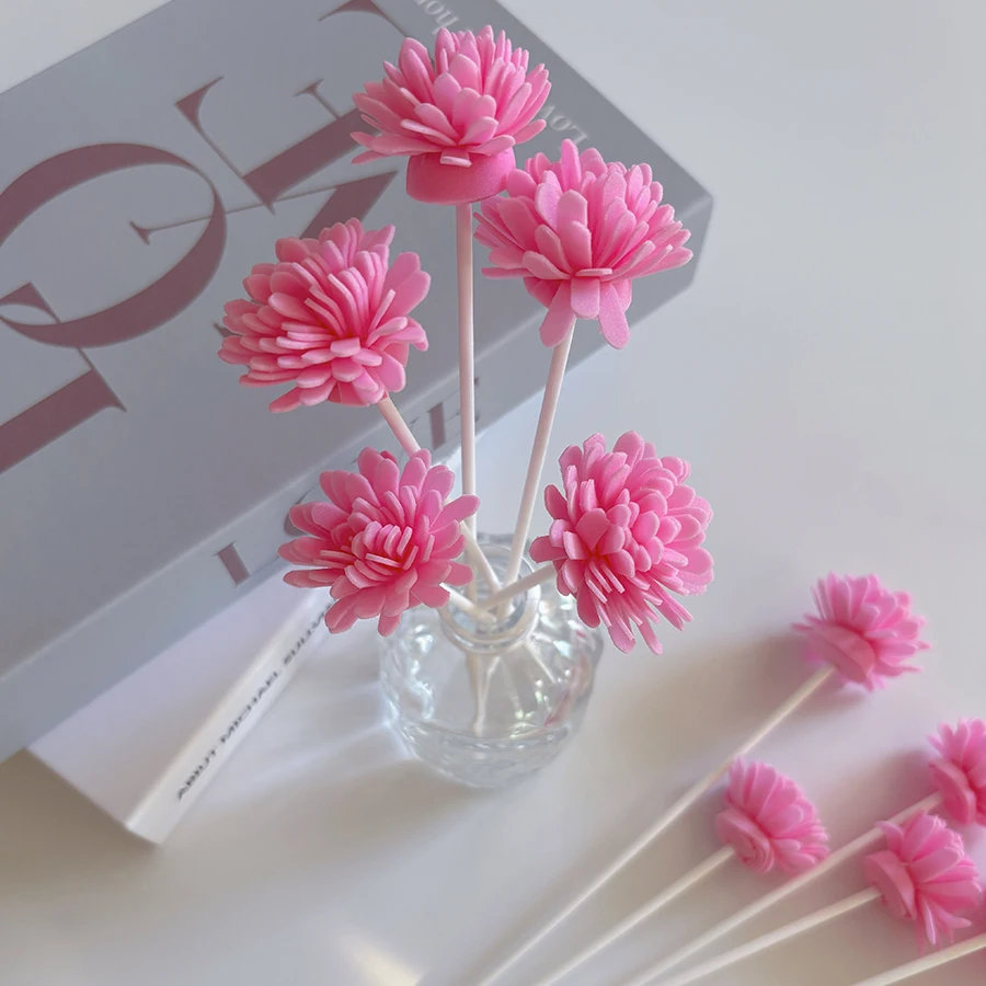 Aromatherapy stick and fragrance diffuser, including flowers and fragrance sticks, suitable for indoor and home DIY decoration