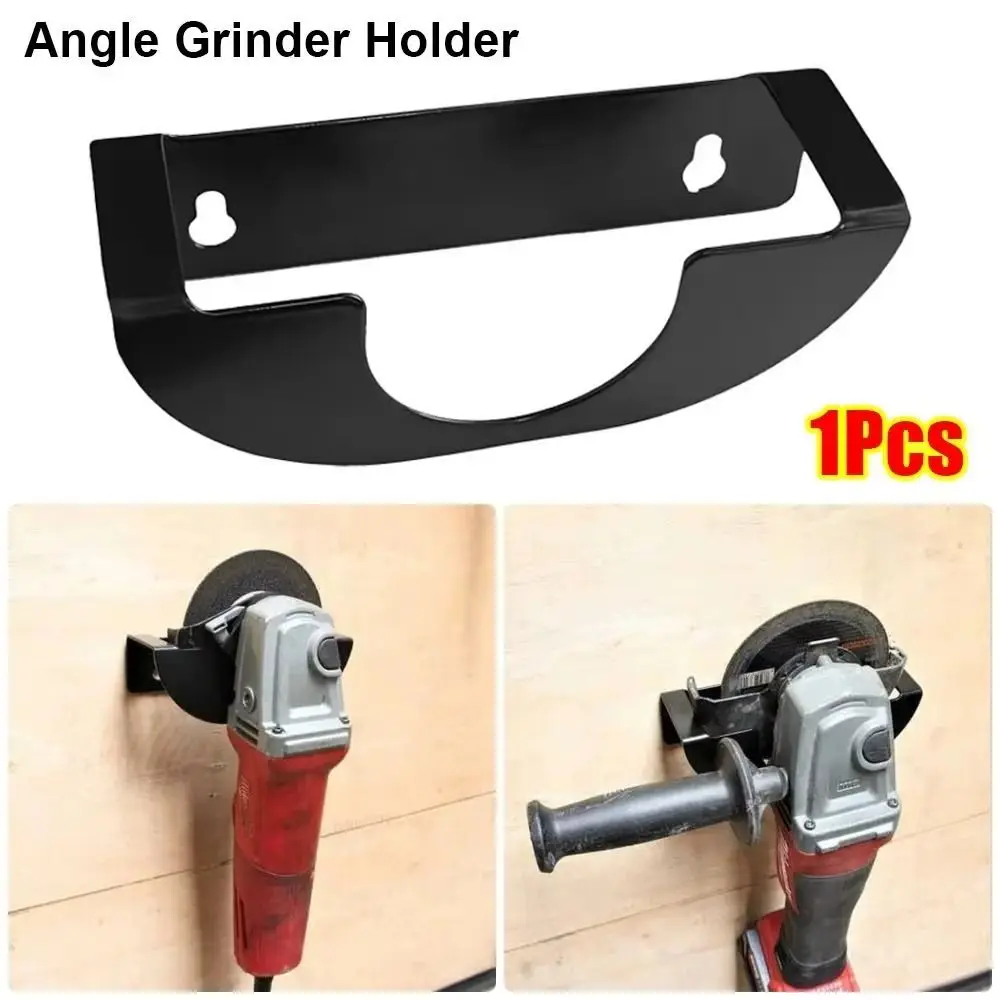 Universal Angle Grinder Stand Heavy Duty Wall Mounted Angle Grinder Holder Adjustable DIY Polisher Storage Rack Home Garage