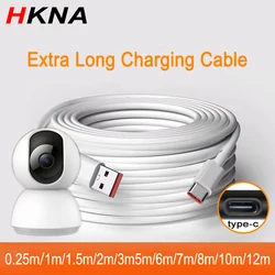 삼성 샤오미 화웨이 안드로이드 휴대폰 유니버스에 적합한 고속 충전 케이블, USB C타입 충전 케이블, 5m 8m 10m 12m
