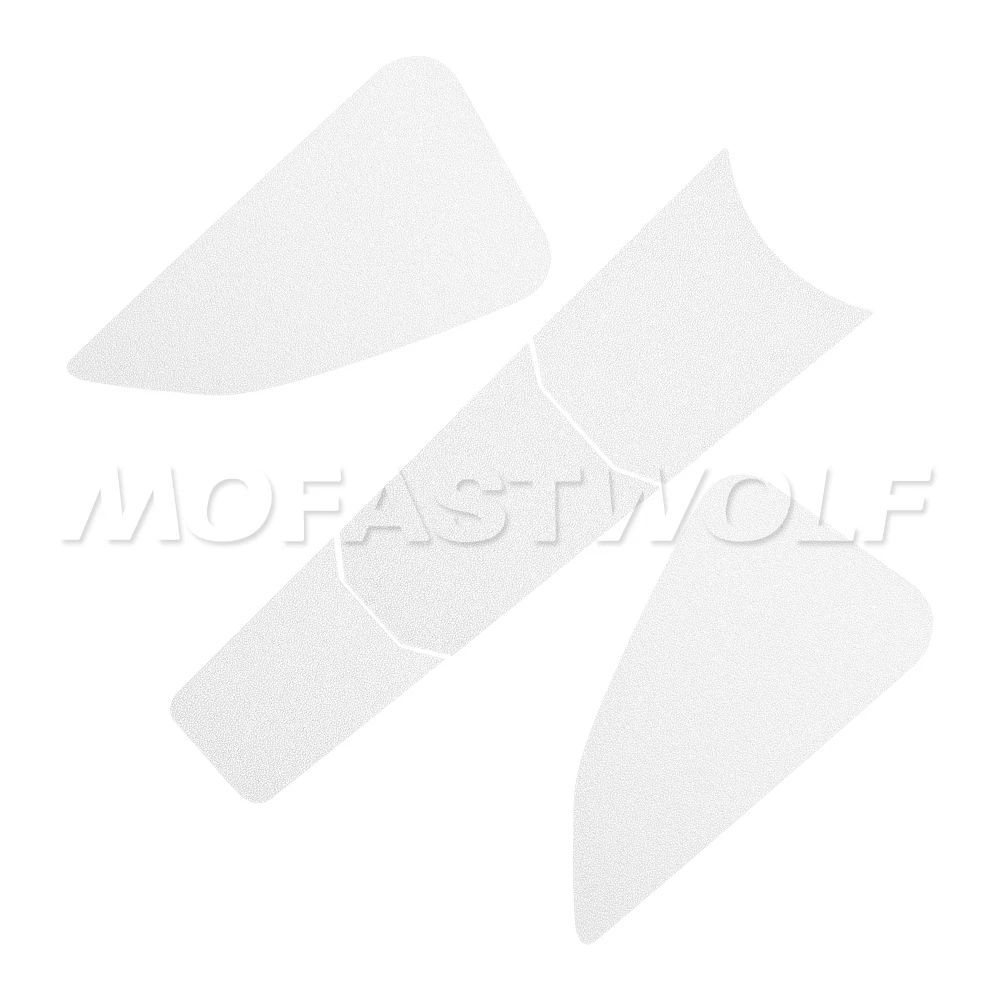 For DUCATI SCRAMBLER 800 2015-UP Anti-Slip Frosted Black/Clear Fuel Tank Pad Sticker Motorcycle Tank Protector Sticky-On Decal
