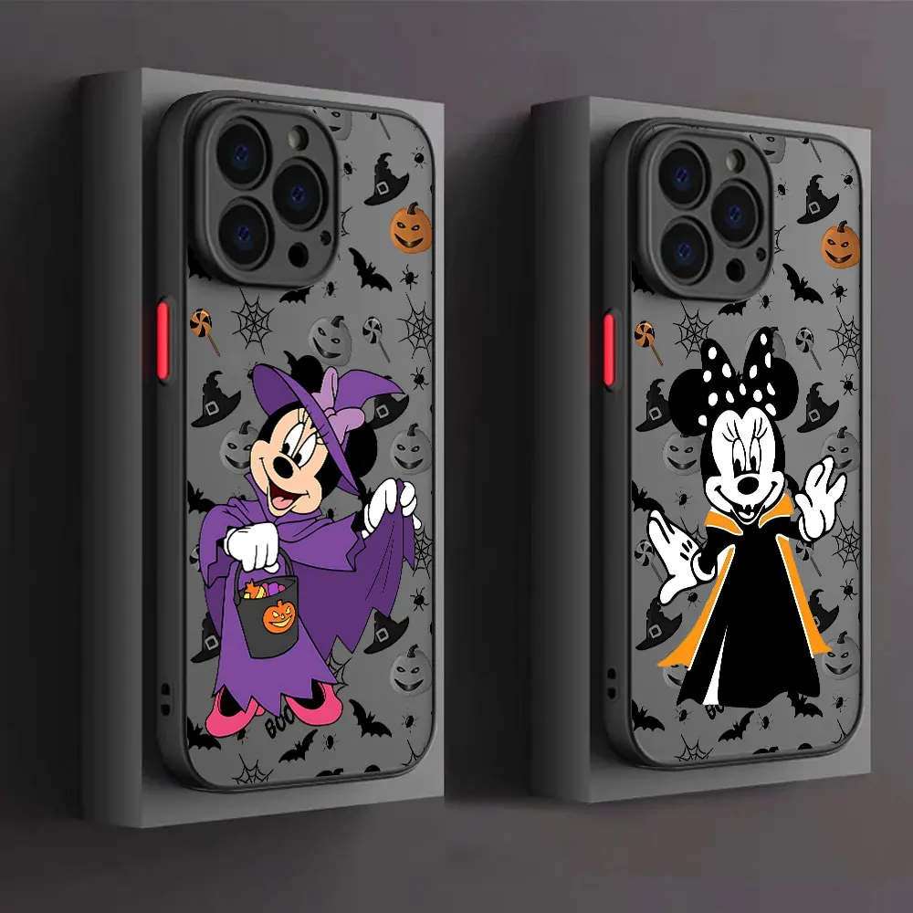 Disney Halloween Mickey Cool phone Case For Apple iphone 14 11 pro 12 Mini 8 Plus X 13Pro 7 6s SE XS Max 15 6 fundas Matte Cover