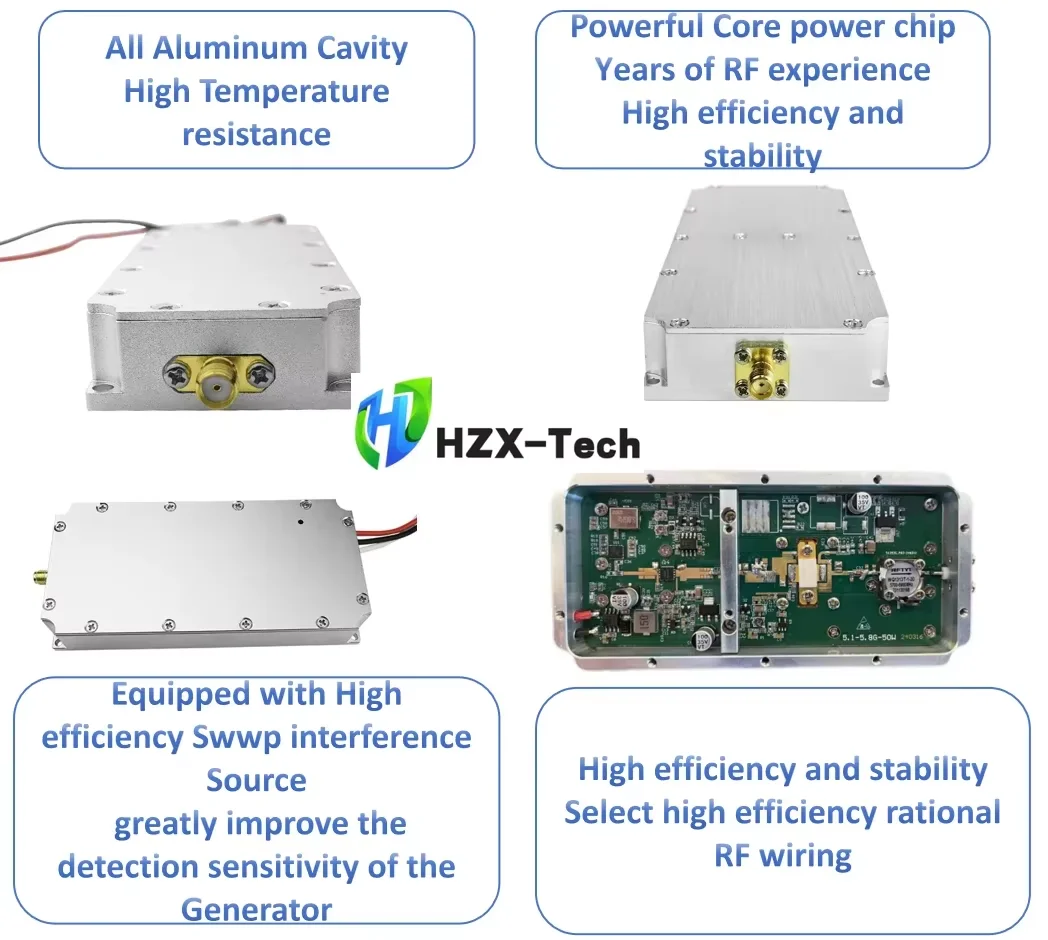 300MHZ-5850MHZ 10W-100W  700-1050MHZ 315MHZ 915MHZ radio Frequency generator noise generator  рэб module SCanning signal source