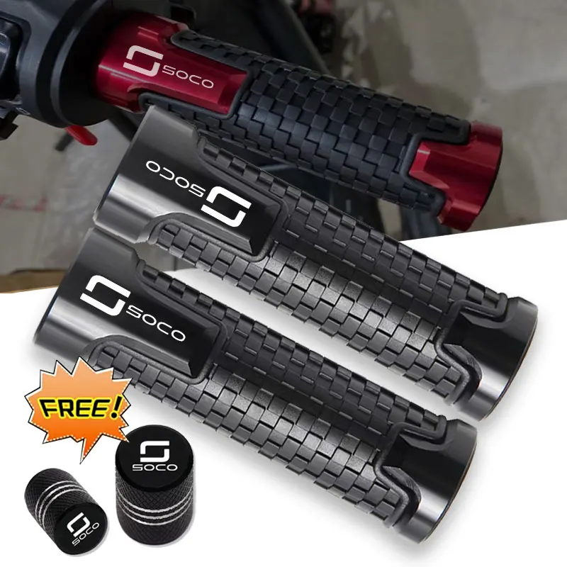 For SUPER SOCO CPx CUx CU TC 50/MAX/WANDERER TS TSX 1500 2019-2022 7/8" Accessories Motorcycle Handlebar Grip CNC Hand Bar Grips