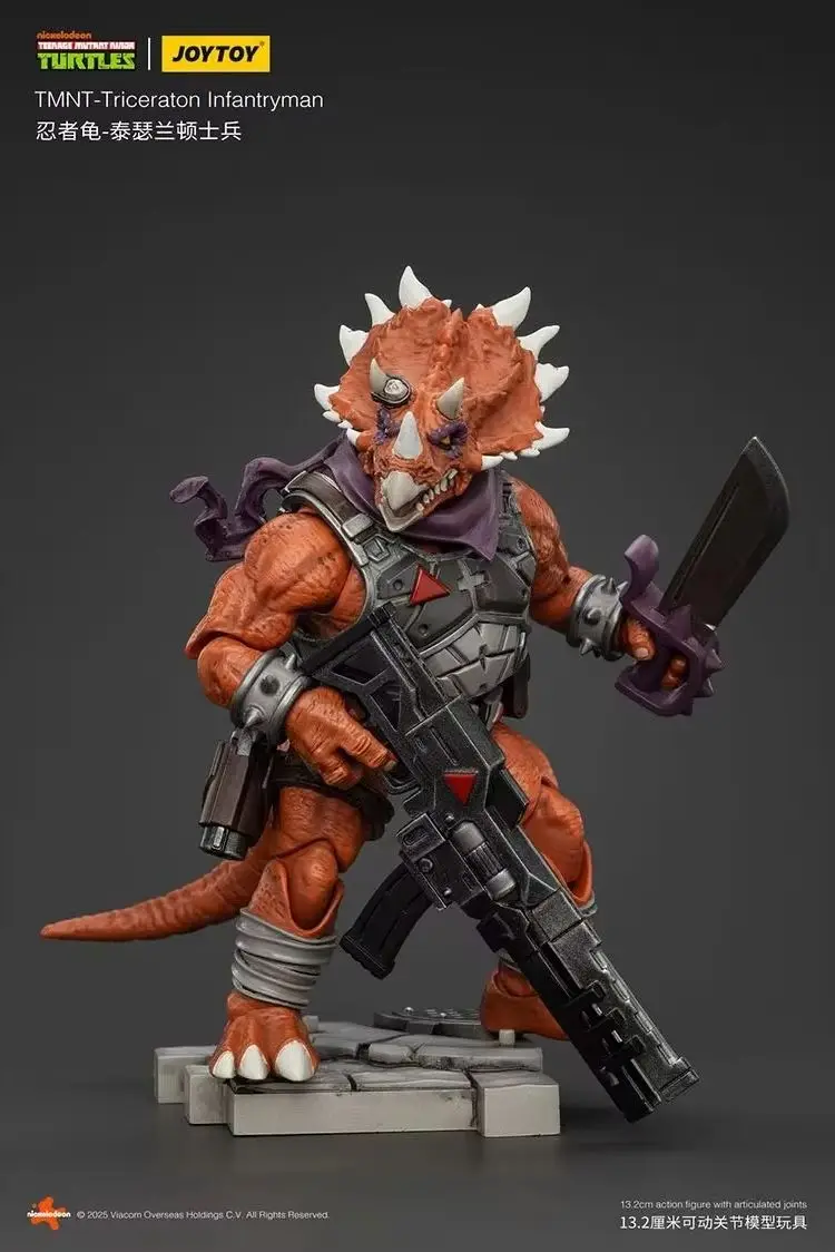 

JOYTOY TMNT-Triceraton Infantryman Action Figures Doll Collection Decoration Gift Original Model Collect Toys