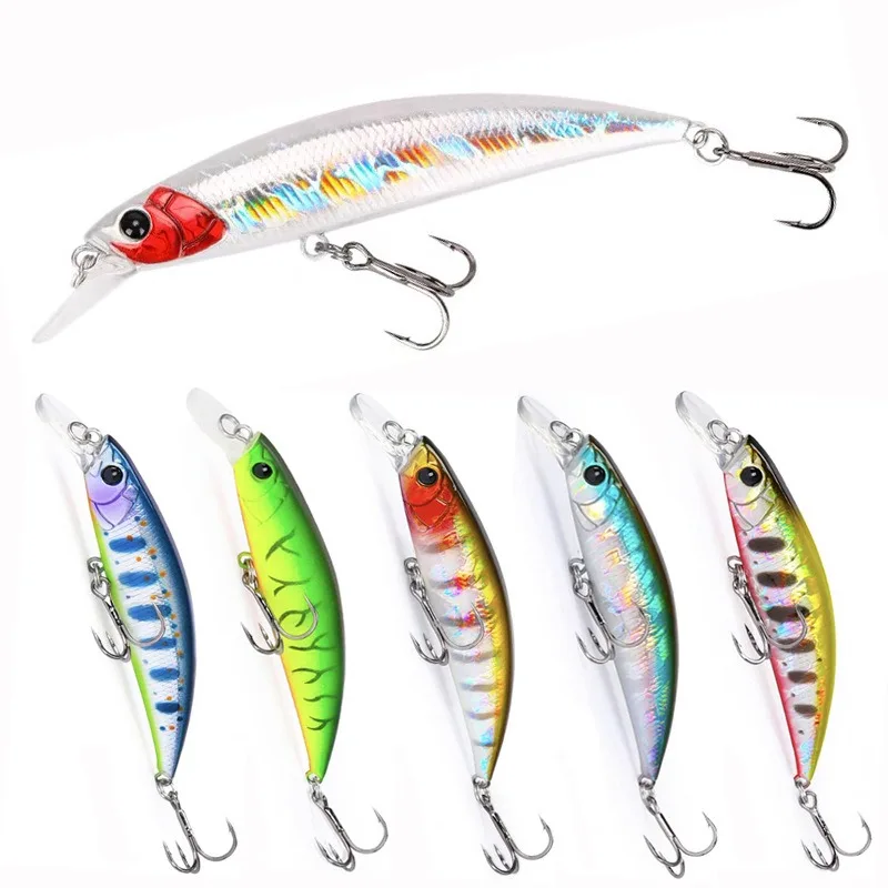 

4pcs Sinking Minnow Fishing 10g 70mmLures Trout Pike Rock Stream Artificial Bait Plastic Swimbait Jerk Bait Equipment
