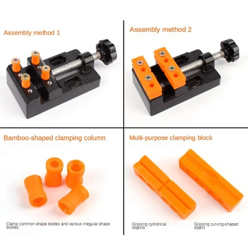367D Mini Jaw for Bench Clamp Opening Parallel Table Flat Clamp Model Making Sculptur