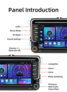 10 最佳銷售 安卓車用收音機高爾夫5 - №4