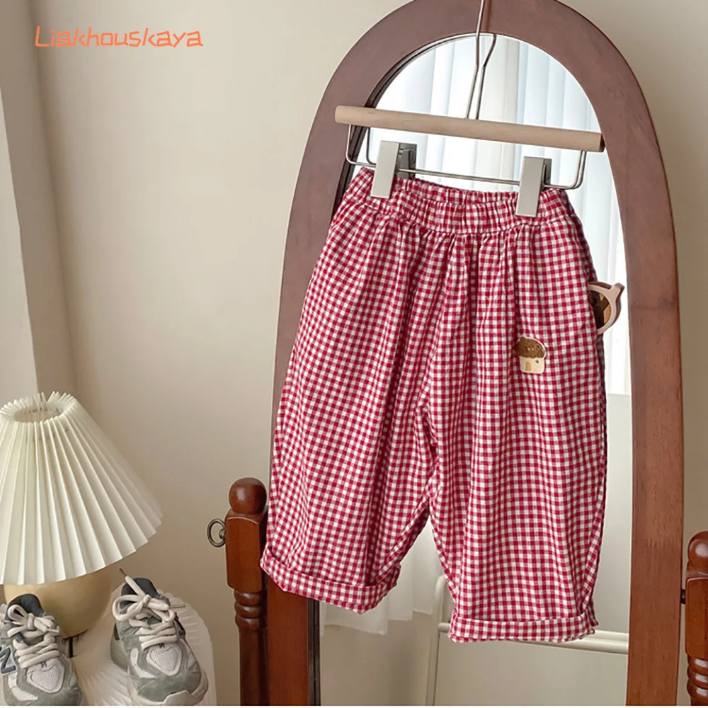 Summer Baby Girl Anti-Mosquito Wide Leg Pants 0-2Y Toddler Casual Loose Trousers Infant Thin Breathable Soft Kids Bottoms