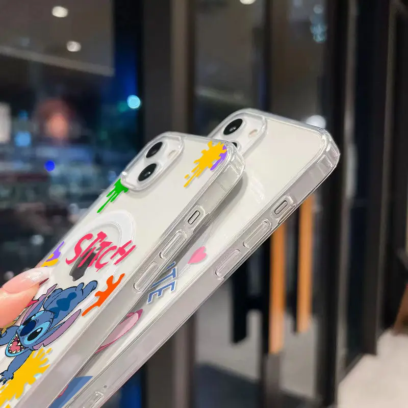 Magsafe – coque de téléphone magnétique avec points S, étui souple et transparent pour Samsung Galaxy S25 S24 S23 S22 S21 Edge Plus Ultra 5G