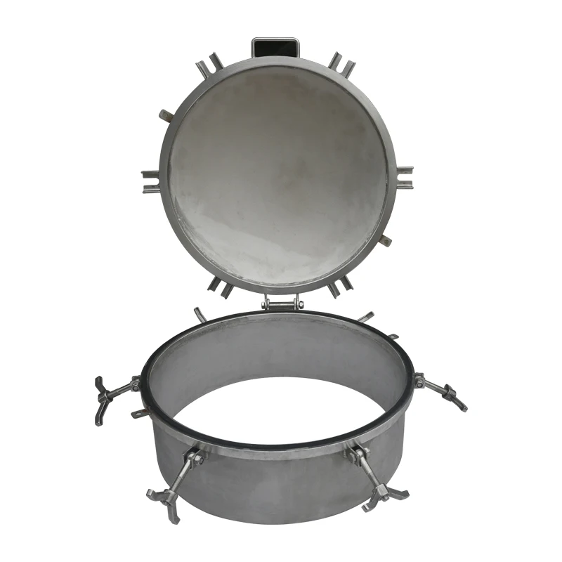 

Крышка люка/круглая заглушка из нержавеющей стали SS304/316L с быстрым открыванием