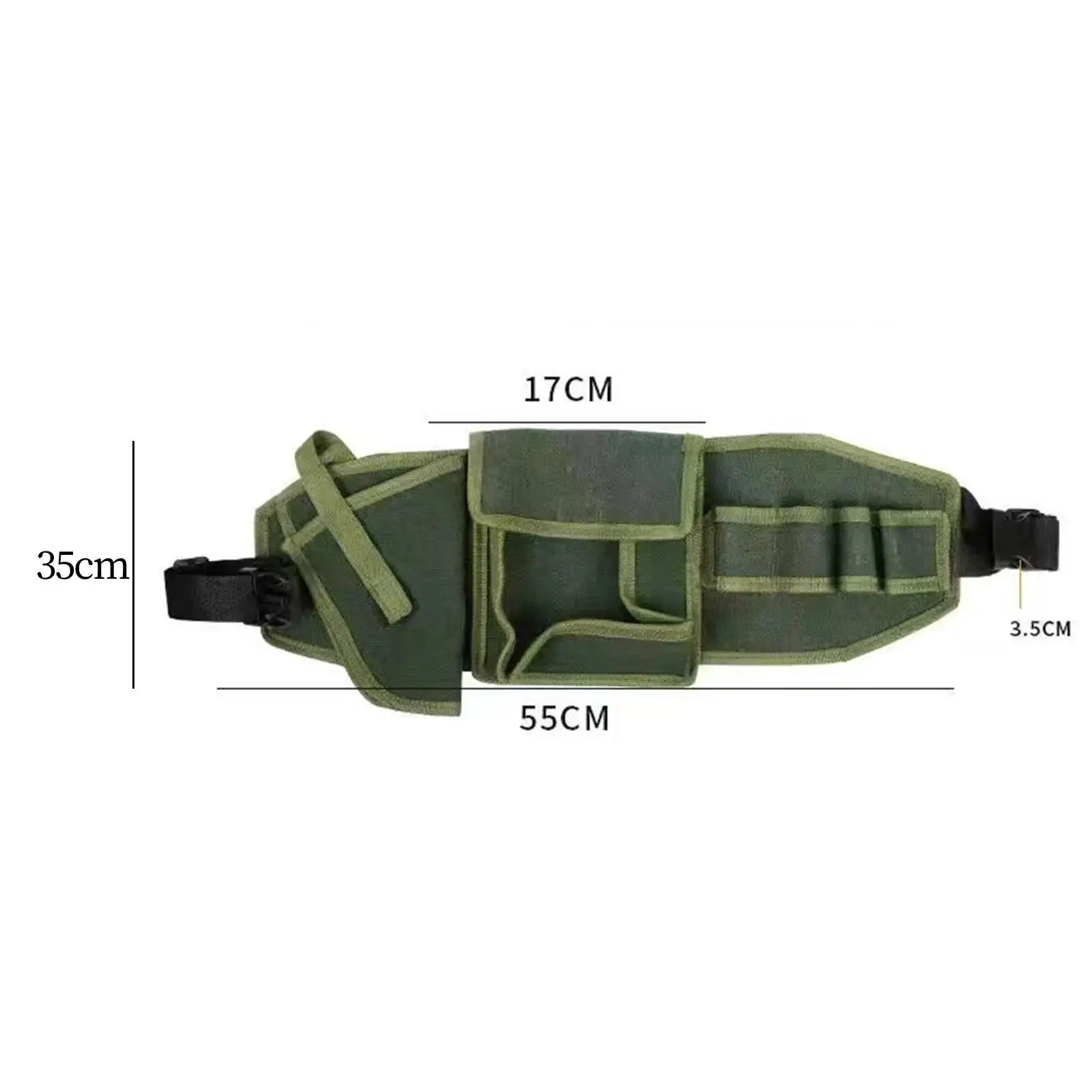 Imagem -06 - Leve Multifuncional Tool Belt Broca Titular Resistente ao Desgaste Professional Utility Belt For Woodworker Handyman Carpenter