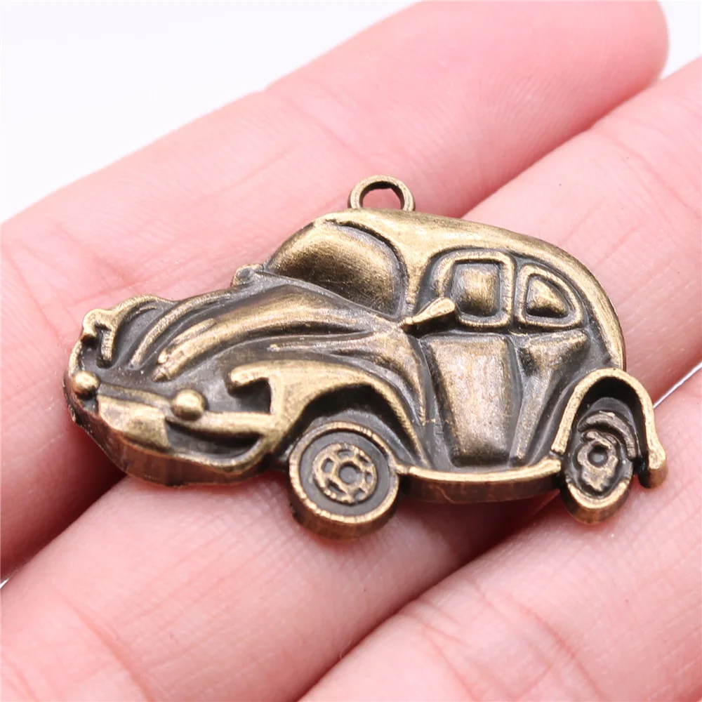 4pcs 39x26mm 3 Colors Antique Silver Color Antique Bronze Color Gun Black Color Car Charms Jewelry Accessories Wholesale