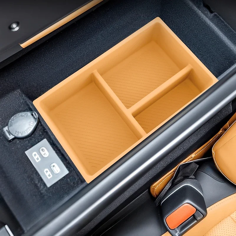For Lexus ES200 NX260 RX350h ES/RX/NX 2018-2025 Armrest Box Silicone Storage Box Car Storage Decorations Car Accessories Tools