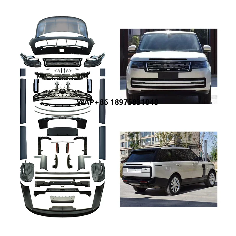 New 2013-2017 2023 Car Retrofit Front/Rear Bumpers with Fog Light and Headlights Body Kit for Executive