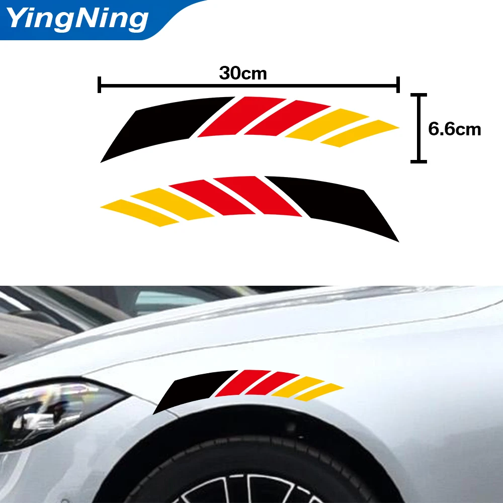 Sweden Flag Car Sticker Vinyl Decals Auto Wheel Eyebrow Racing Stripes Fender Decoration For Volvo XC60 XC90 S60 Accessories view 2