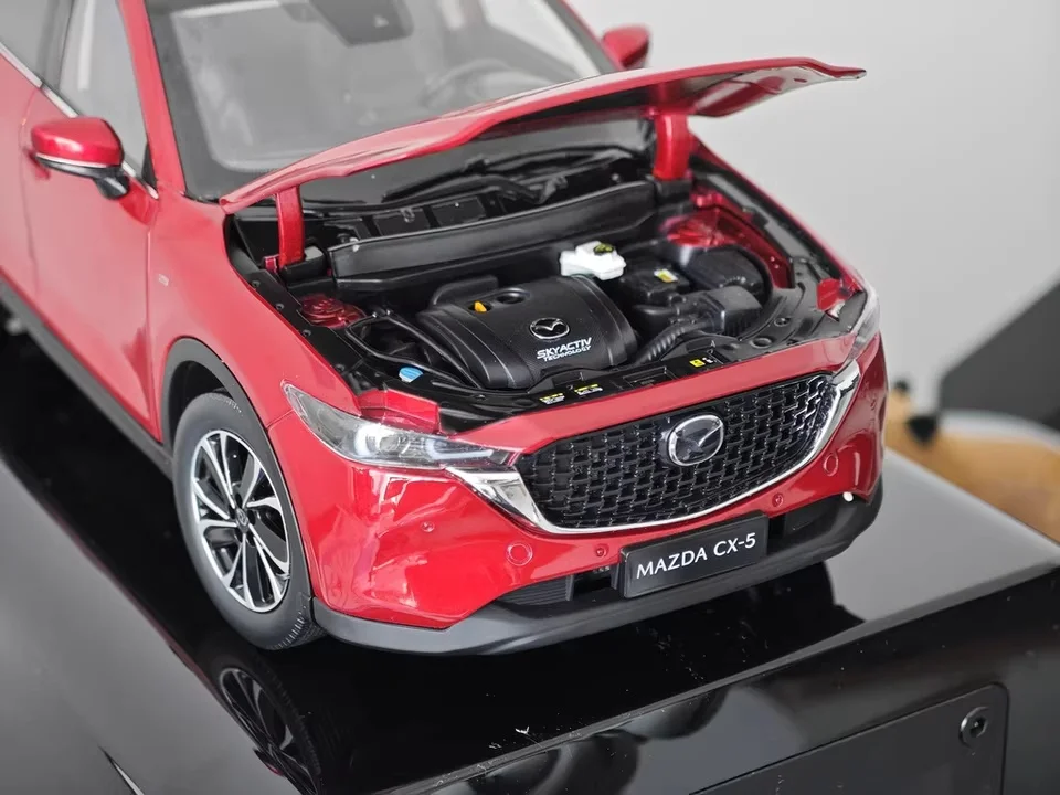 

Модель автомобиля Changan Mazda Cx5 2022, Mazda Cx5 1:18, модель автомобиля второго поколения, в наличии для игрушки для мальчика