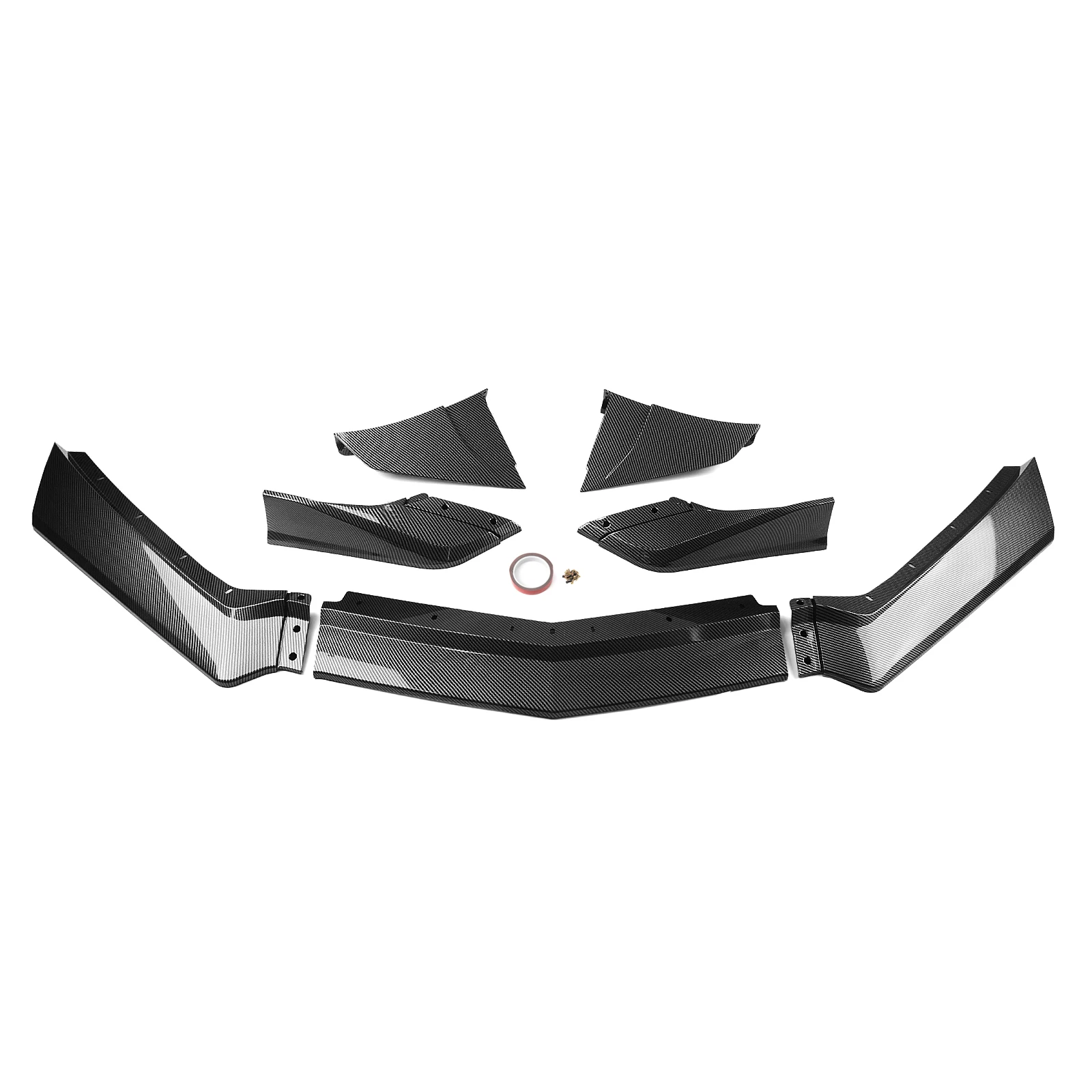 Front Bumper Spoiler Lip Lower Guard Plate Blade Splitter For Chevrolet Corvette C8 Z51 STG Stingray 2020-2025