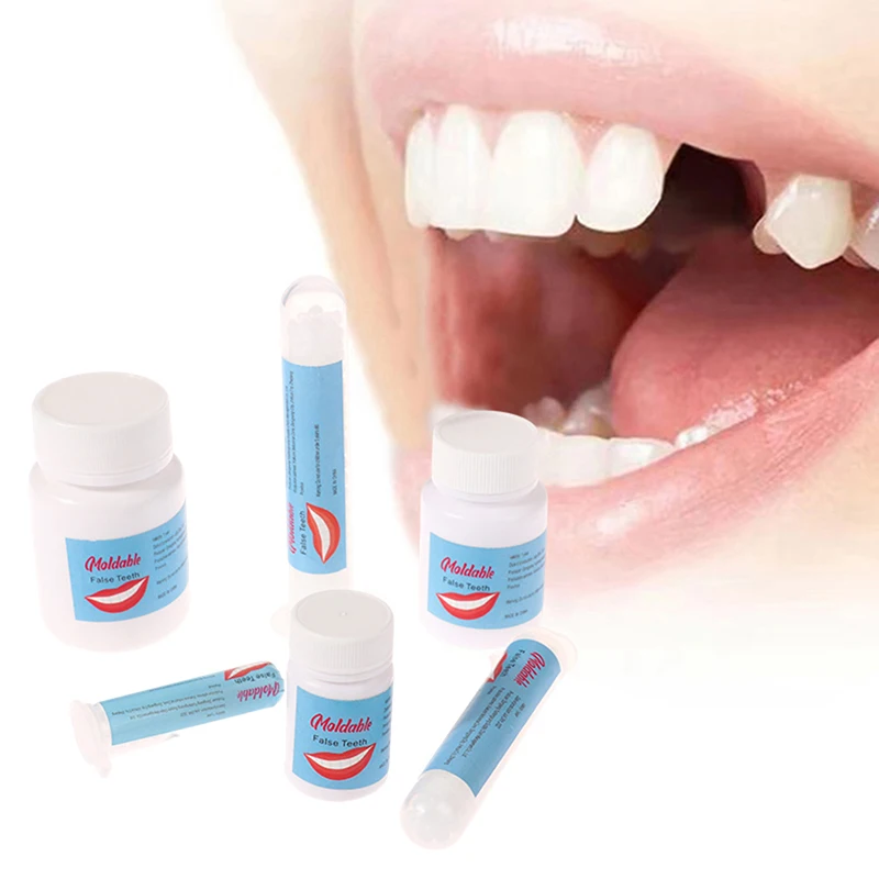 Kit temporal de reparación de dientes, pegamento sólido para dentadura postiza, herramienta de belleza para blanqueamiento dental, 5/10/15/30ml