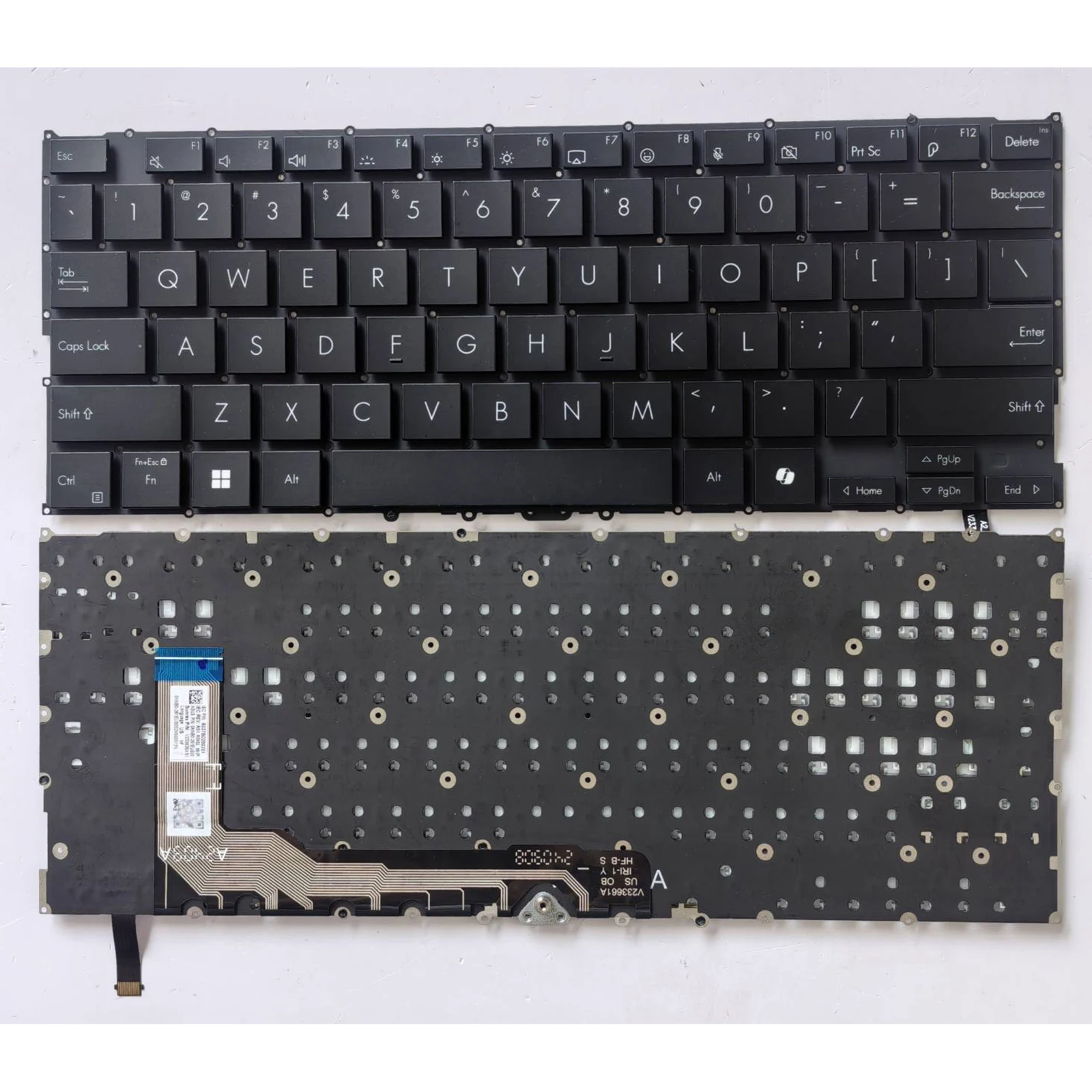 Laptop Keyboard for ASUS ProArt CHUANG 13 HN7306 CHUANG 16 H7606W 2024 V233626AS1 AI US Backlit Black