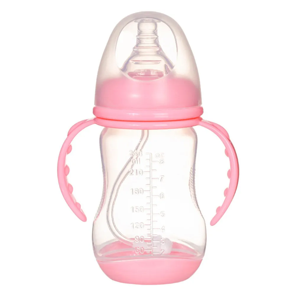 

Детская бутылочка для молока, портативная компактная чашка для кормления младенцев и малышей, легкая тренировочная чашка для питья