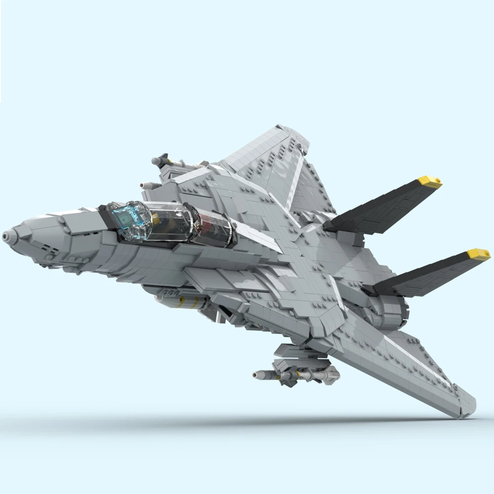 

2124PCS WW2 Military MOC F14D Tomcat Supersonic fighter model DIY creative ideas high-tech ChildrenToy Gift Fighter Plane Blocks