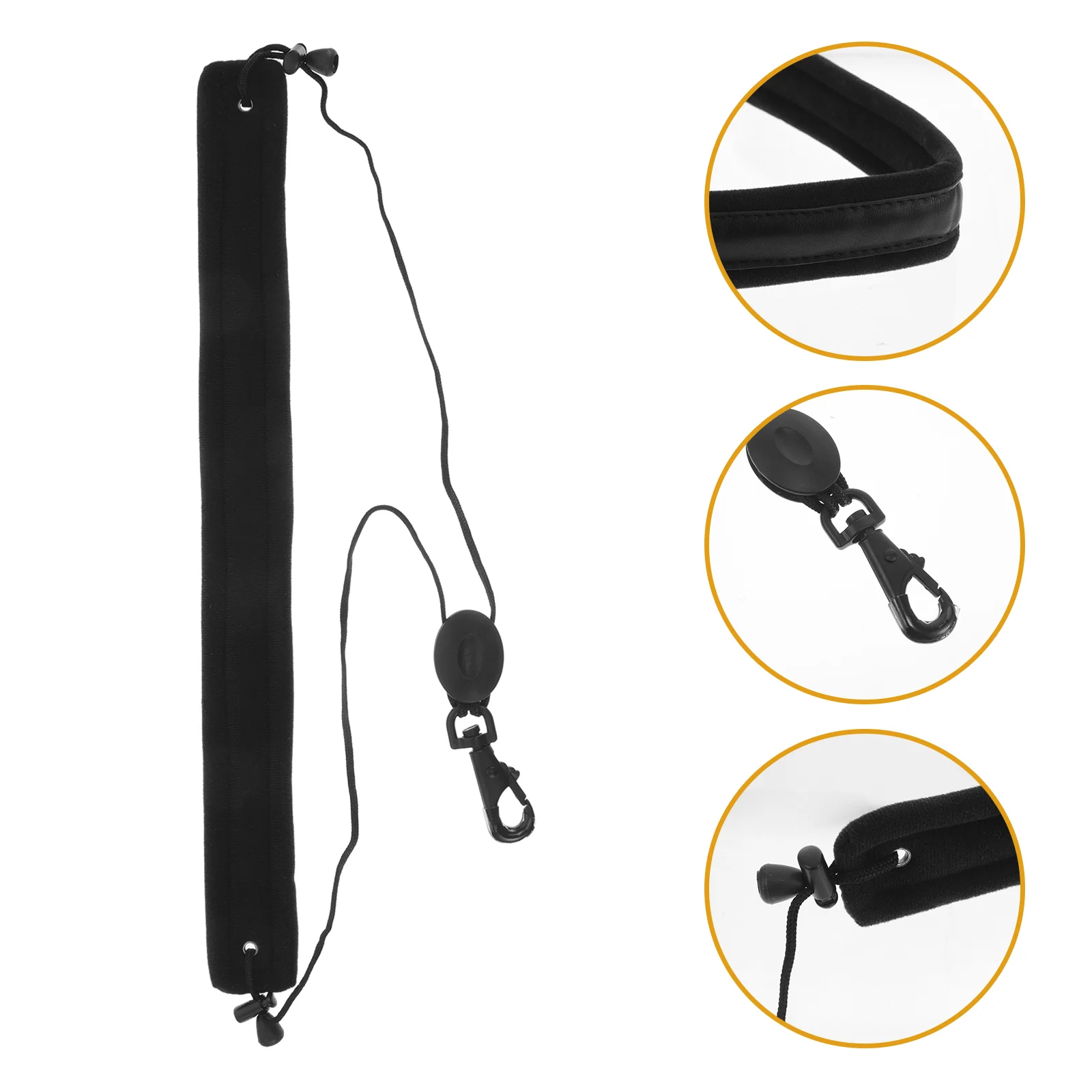 

Belt Saxophone Strap Musical Instrument Straps Support Neck for Alto Black Shoulder