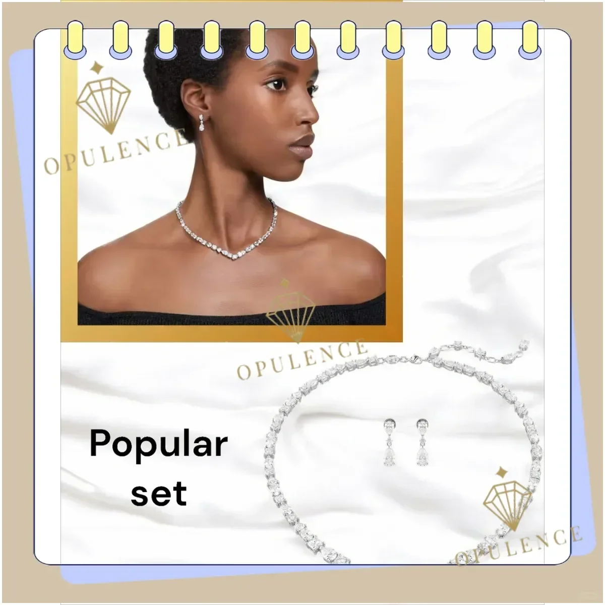 

The Most Popular Jewelry Set in 2025 Is Very Suitable As A Gift for Your Girlfriend. The Gemstones Are Gorgeous and Elegant.