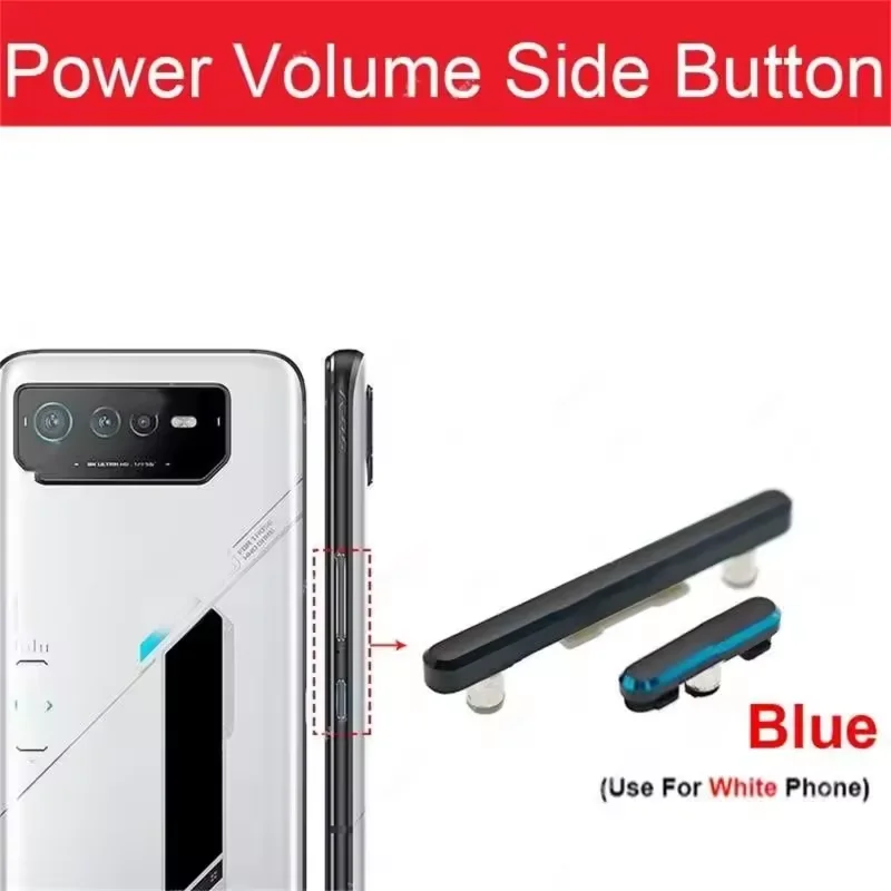 High Responsiveness Metal Replace Side Buttons Volumes Power Keys For ROG 6 Phone Enhancing Durability Smooth Operations