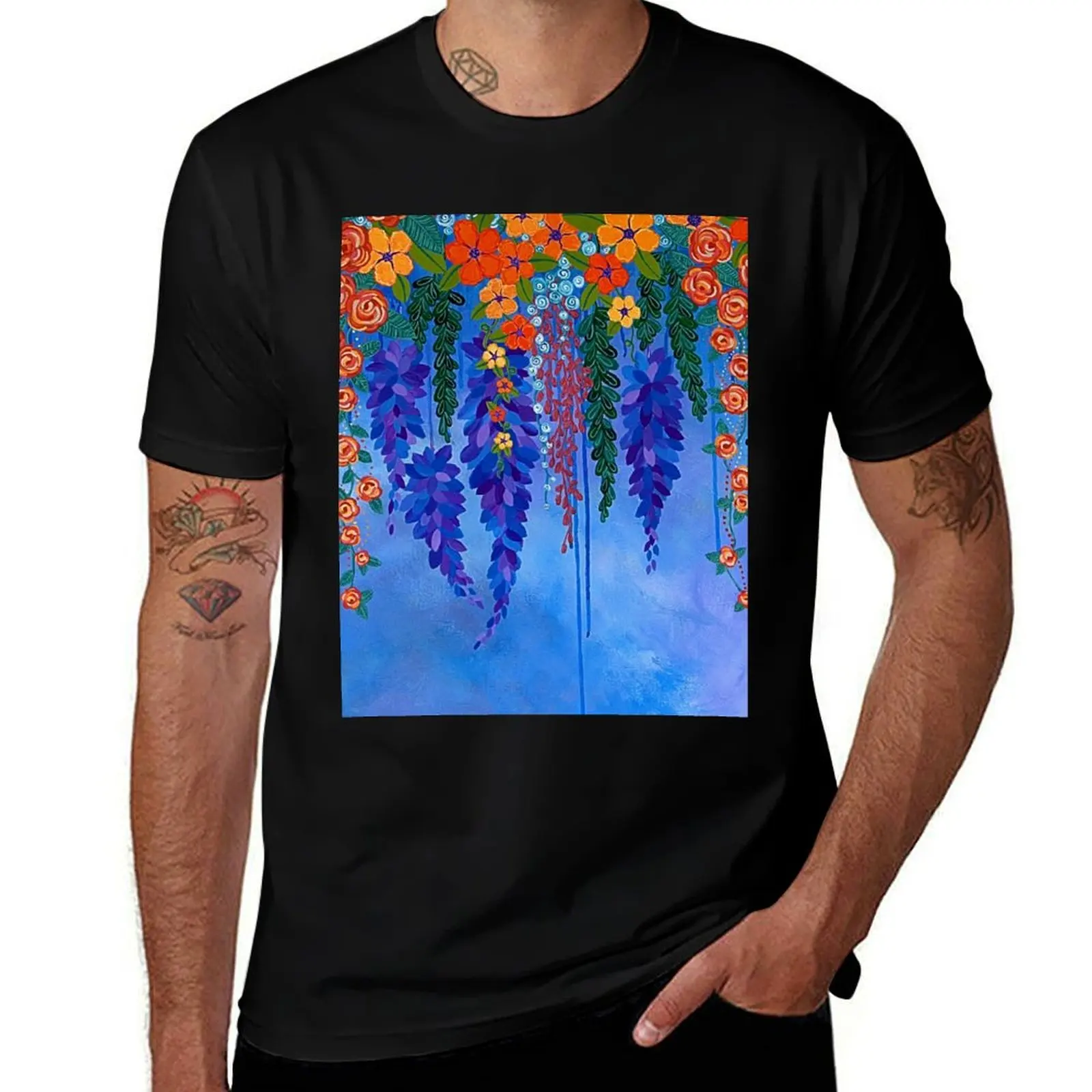 Eternal Flowers no. 1 T-Shirt Aesthetic clothing vintage anime shirt cute clothes plus size men clothing