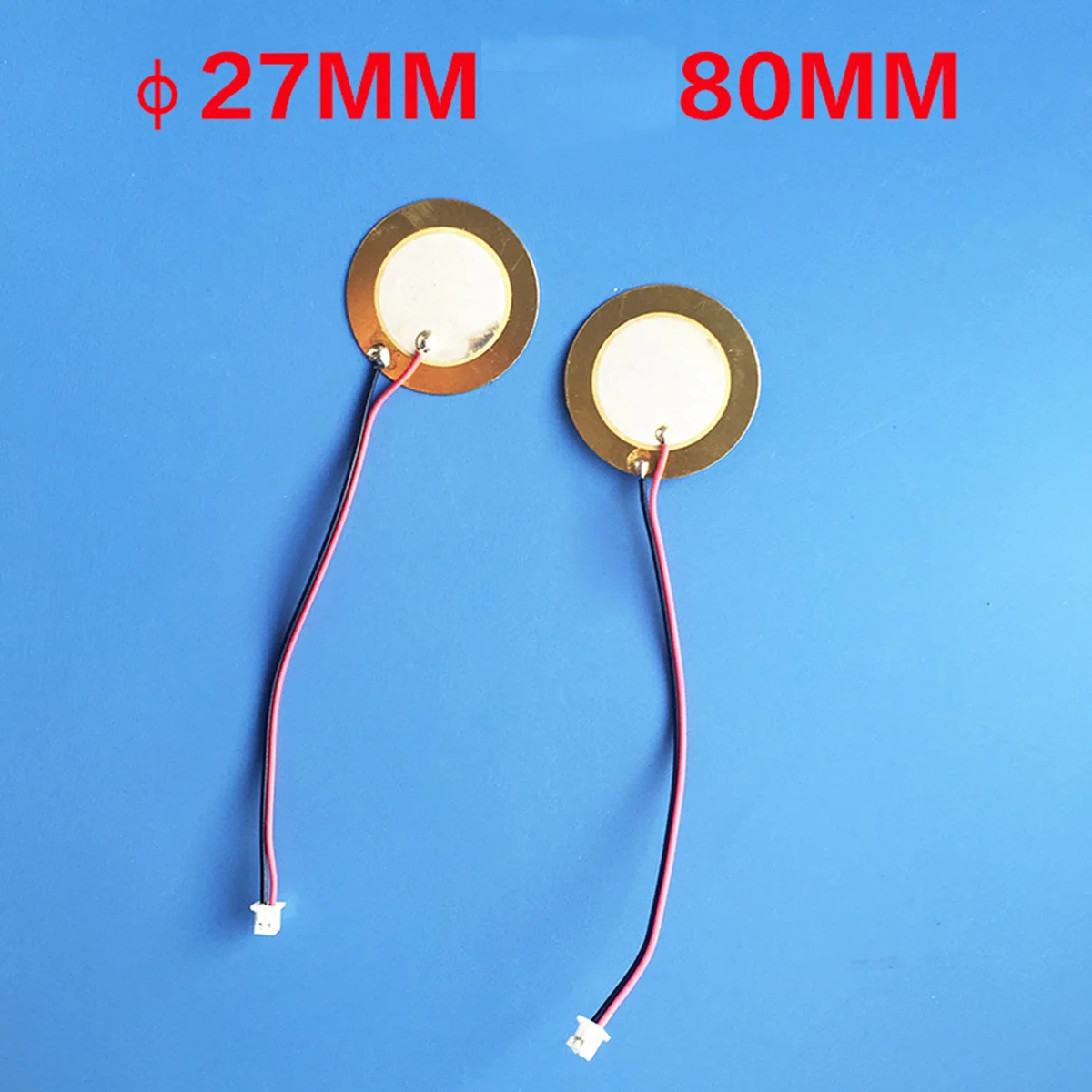 

10pcs Guitar Accessory Pickups Piezo Disc Diaphragm 27mm Brass Thin Low Voltage Contactless Voice Legible Instrument Clocks