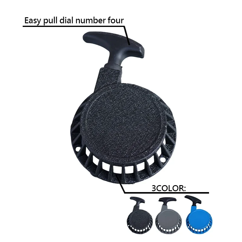

ONLEEYPP Motorcycle Aluminum Alloy Easy Pull Starter 4 For Pocket Mini Moto Dirt Bike Recoil Starters Motocross Accessories