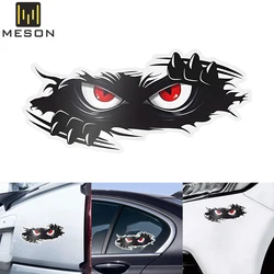 Red Eye Pattern Motorcycle Decals Motocross Fuel Tank Racer Body Car Windows Funny Decoration Car Stickers Styling