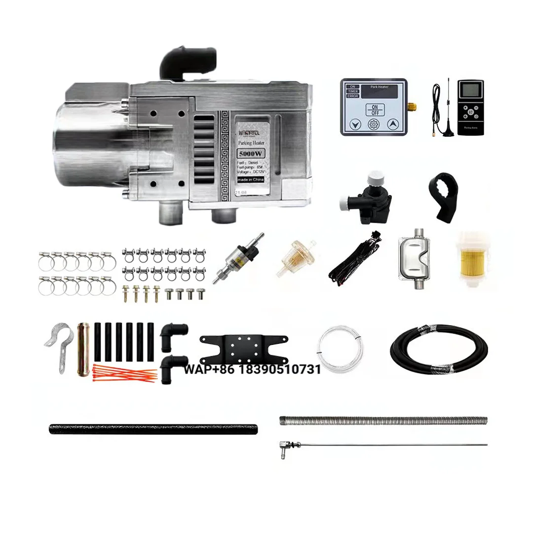 

Water Heater Remote Control 12V 5KW Water Heating Car Parking Heater Liquid Heater Similar to Webasto