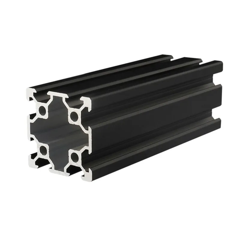 1PCS 4040 V-slot 4040V Black Anodic Oxidation Aluminum Profile Extrusion European Standard Linear Rail Frame for CNC 3D Printers