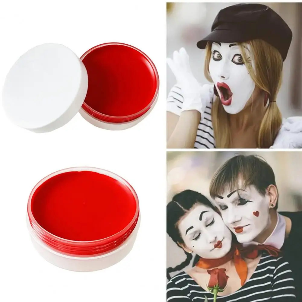 Long-lasting Face Body Makeup Professional Colored Oil Face Body Paint Palette Kit for Halloween Cosplay Theater Capacity White