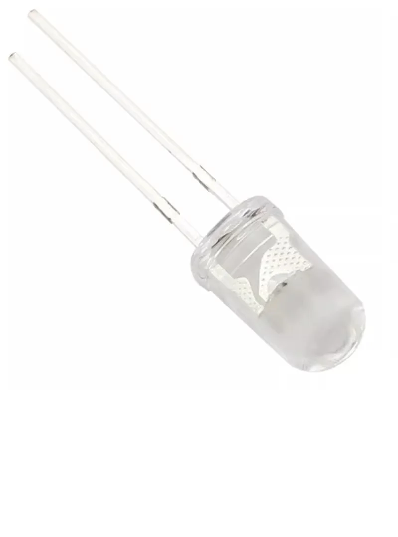 100 unids/lote F5 LED diodo emisor de luz violeta 2,8-3,2 V