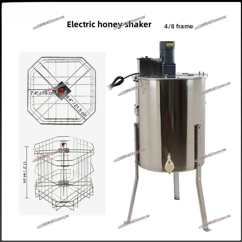 

Electric honey shaker All stainless steel 4 frame thickened separator Honey throwing bucket