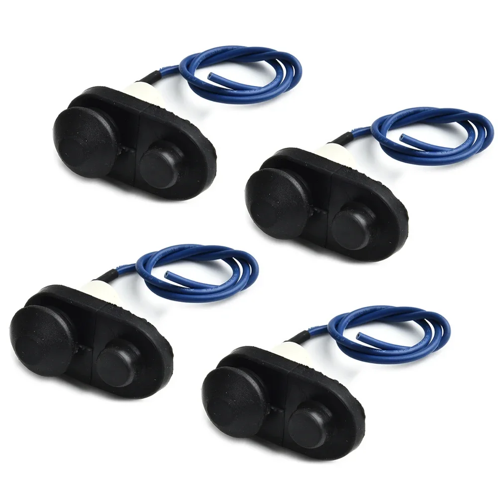 4pcs Car Door Light Lamp Switch Push Button Sensor Car Interior Door Light Lamp Switch Button Car Interior Parts