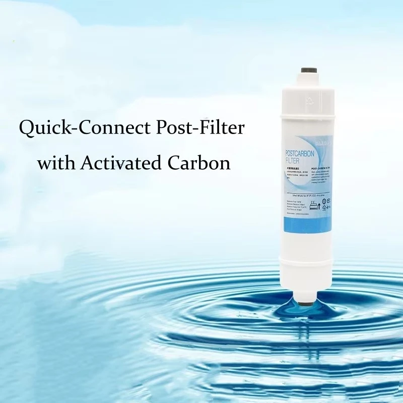 10 Inch Quick Connect T33 Water Filter Cartridge Rear Active Filter Coconut Shell Water Filter System Part 1pcs