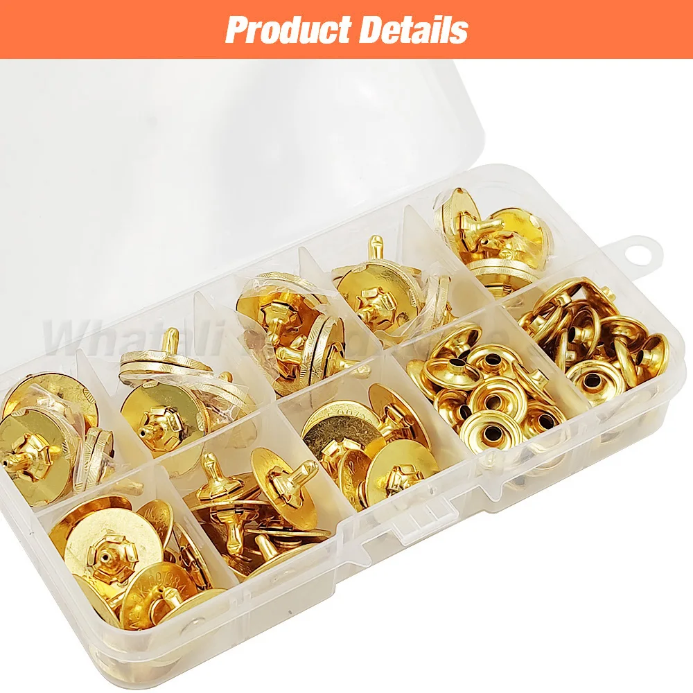 20 set/lotto 14mm-18mm borse con bottoni magnetici magnete scatta fibbia portafoglio per borsa da cucito fermagli artigianali con cassetta degli