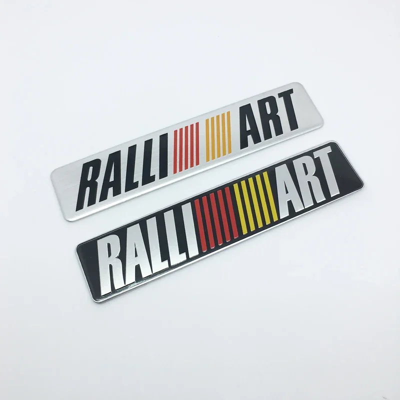 RALLIART Car Aluminum Sticker Decal Emblem Car Accessories For mitsubishi lancer asx outlander pajero galant