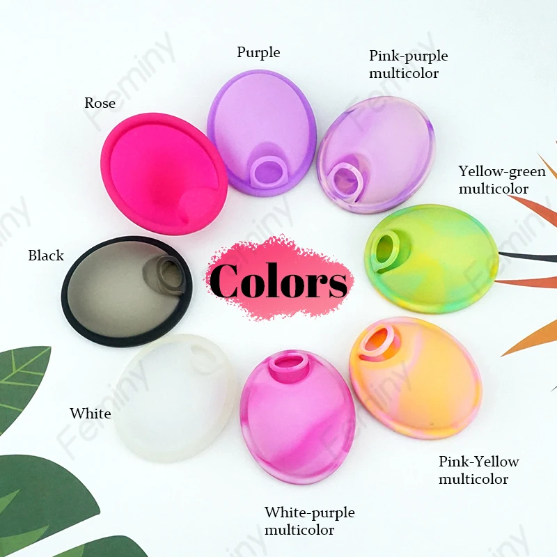 50pcs Woman Period Disc Menstrual Disk XS Medical Grade Silicone Certified Menstration Leak Proof  Female Personal Care Product