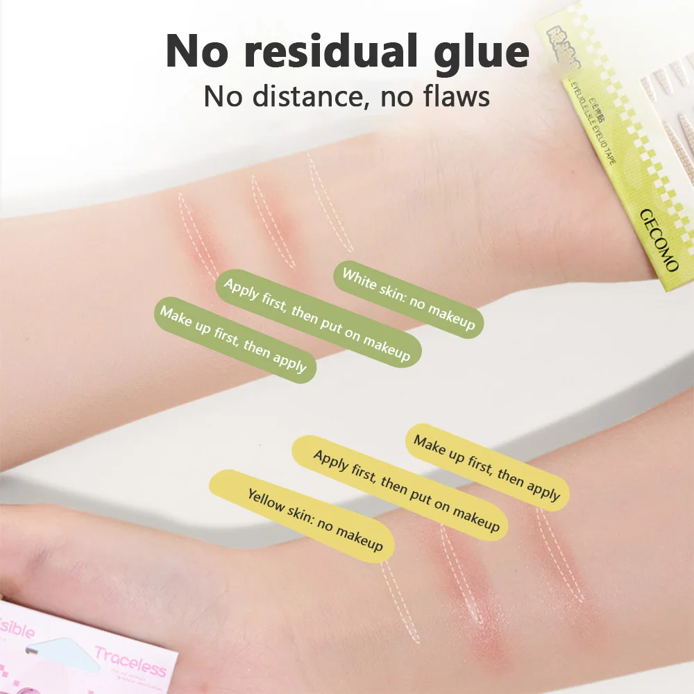 120/240개 투명 쌍꺼풀 스티커 자연스럽고 자국 없는 고강도 접착 방수 싱글 쌍꺼풀 테이프 뷰티 도구