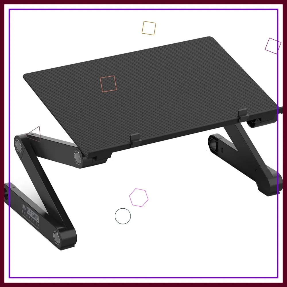 

Adjustable Laptop Stand for Desk, Ergonomic Foldable Portable Holder, Home Office Supplies