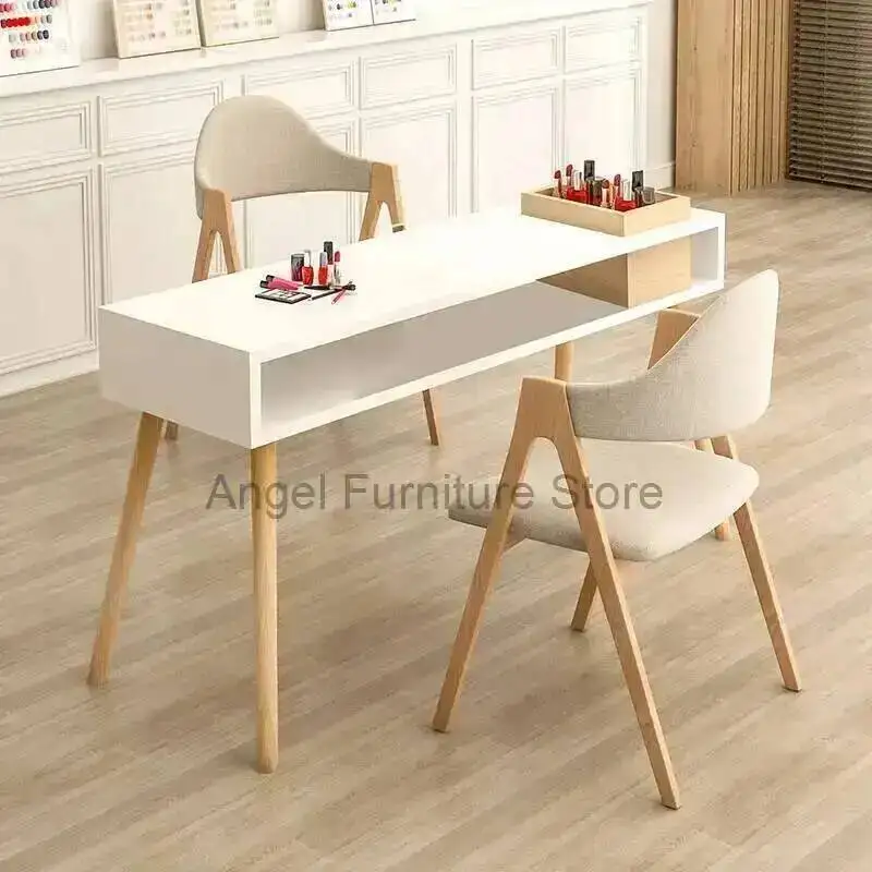 Manicure Office Aesthetic Prosthetic Professional Nail Table Manicure Table Living Room Schmincktisch Salon Furniture YN50MT