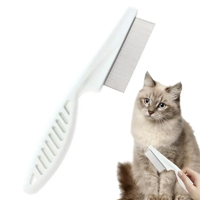 Pet Flea Comb Pet Cat Lice Comb Detangling Comb Pet Grooming Supplies Pet Lice Comb Pet Dematting Tool