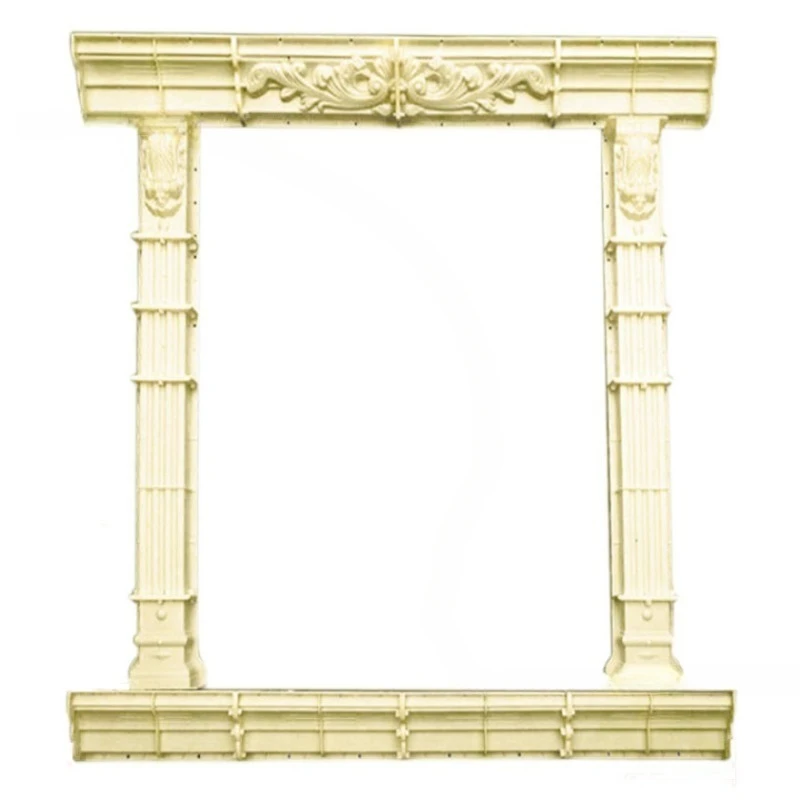 Roman Column Window Model ABS Multi Pattern Window Cover Mold European Villa Square Column Mold House Wall Decoration