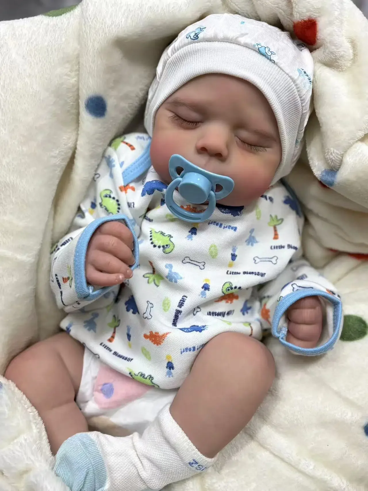 

St.Store Индивидуальная ограниченная поставка 21 дюймов Reborn Baby Erica без волос уже готовая кукла Христос