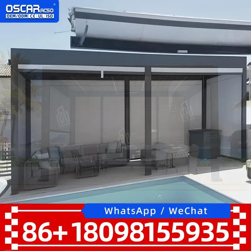 Aluminum Patio Gazebo Outdoor Shades Pergola Deck Roof Structures Sun Room for Garden Backyard Balcony pergola